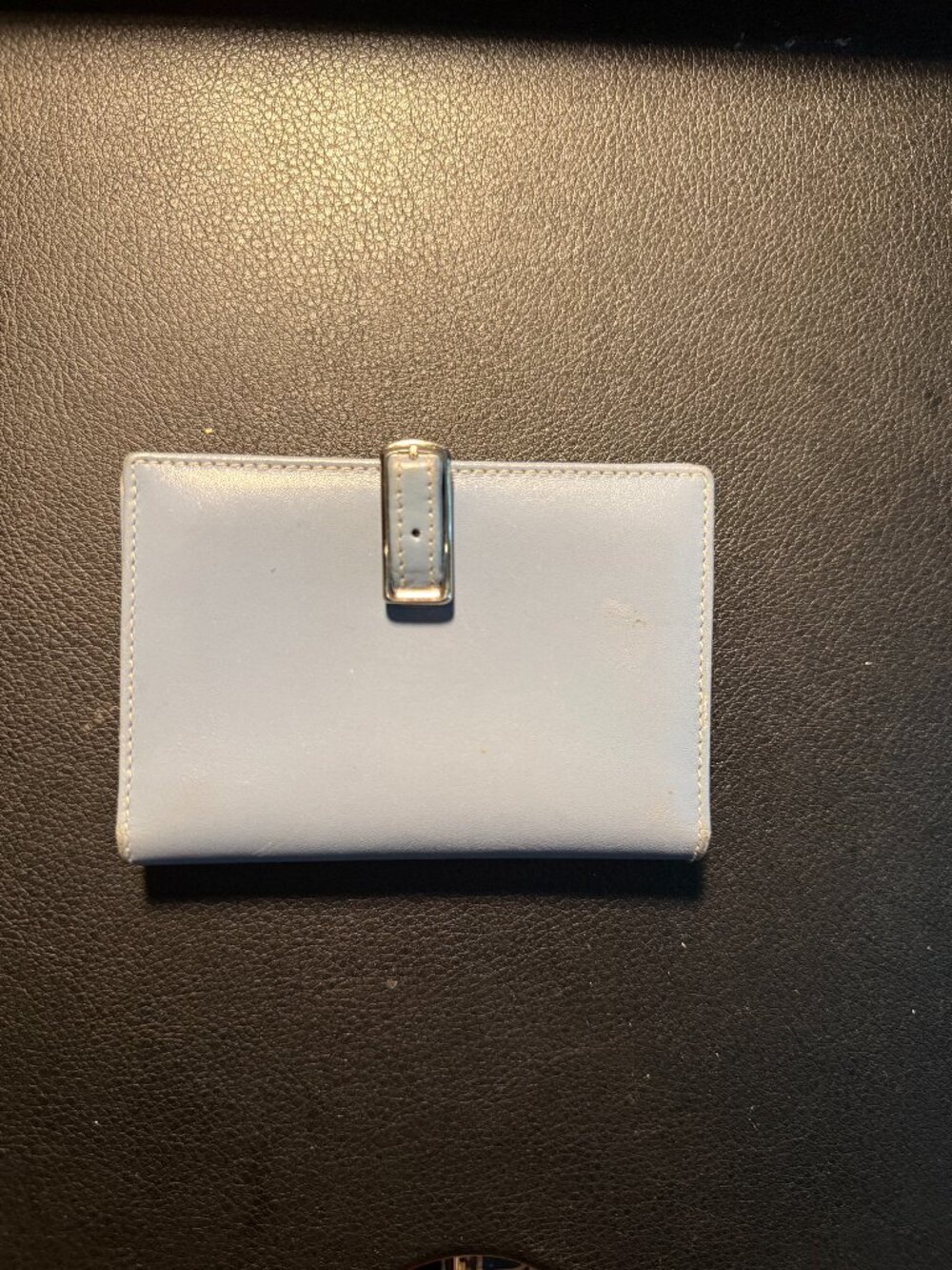 Coach Leather Wallet, Powder Blue